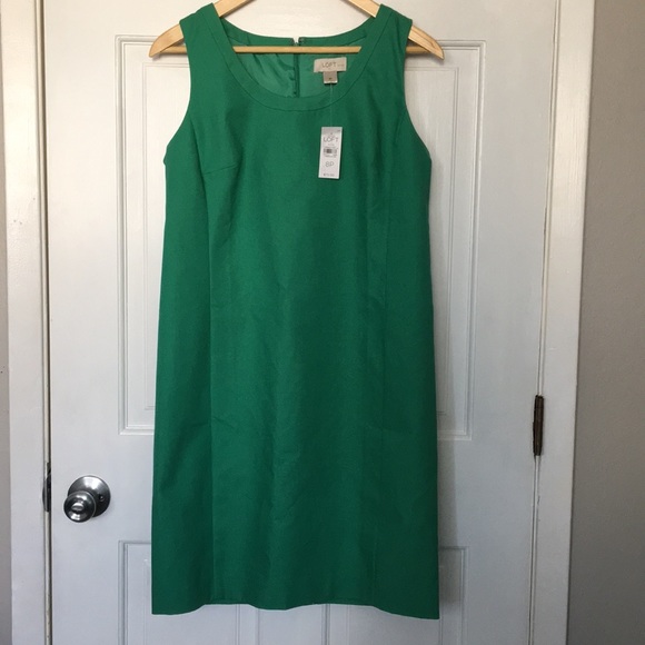 LOFT | Dresses | Ann Taylor Loft Green Shift Dress | Poshmark